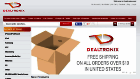 What Dealtronix.com website looked like in 2015 (8 years ago)