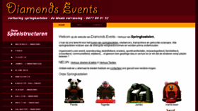 What Diamondsevents.be website looked like in 2015 (8 years ago)