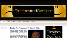 What Diatribesandovations.com website looked like in 2015 (8 years ago)