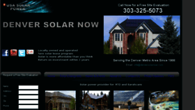 What Denversolarnow.com website looked like in 2015 (8 years ago)