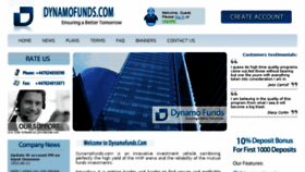 What Dynamofunds.com website looked like in 2015 (8 years ago)