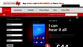 What Digital-phone.co.uk website looked like in 2015 (8 years ago)