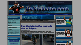 What Deciclismo.com website looked like in 2015 (8 years ago)