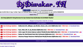 What Djdiwakar.in website looked like in 2015 (8 years ago)