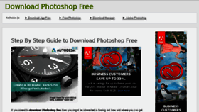 What Downloadphotoshopfree.org website looked like in 2015 (8 years ago)