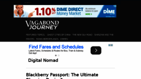 What Digitalnomadtravel.com website looked like in 2015 (8 years ago)