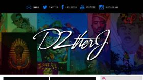 What D2therj.com website looked like in 2015 (9 years ago)