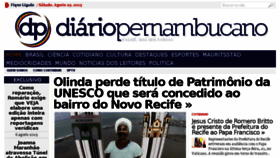 What Diariopernambucano.com.br website looked like in 2015 (8 years ago)