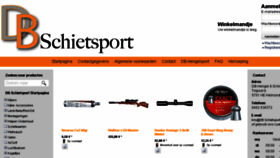 What Db-schietsport.nl website looked like in 2015 (8 years ago)