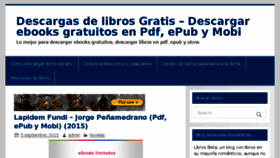 What Descargas-libros.com website looked like in 2015 (8 years ago)