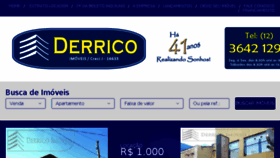 What Derricoimoveis.com.br website looked like in 2015 (8 years ago)