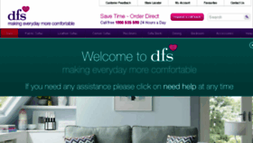 What Dfs.ie website looked like in 2015 (8 years ago)