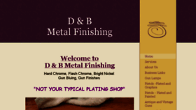 What Dandbmetalfinishing.com website looked like in 2015 (8 years ago)
