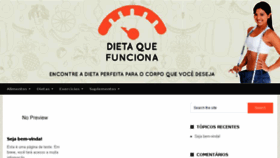 What Dietaquefunciona.com.br website looked like in 2015 (8 years ago)