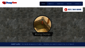 What Dampguru.co.za website looked like in 2015 (8 years ago)