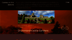 What Drummondcastlegardens.co.uk website looked like in 2015 (8 years ago)