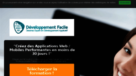 What Developpement-facile.com website looked like in 2015 (8 years ago)