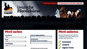 What Deutsche-pferdeboerse.de website looked like in 2015 (8 years ago)