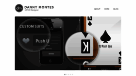 What Dannymontes.com website looked like in 2015 (8 years ago)