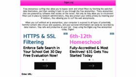What Diglet.org website looked like in 2015 (10 years ago)
