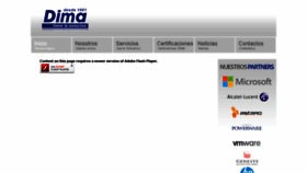 What Dima.com.bo website looked like in 2015 (8 years ago)