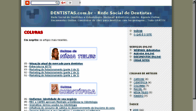 What Dentistas.com.br website looked like in 2015 (8 years ago)