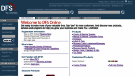What Dfsonline.com website looked like in 2015 (8 years ago)