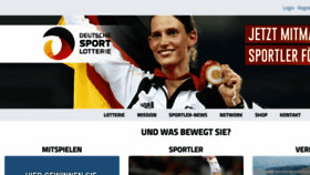 What Deutsche-sportlotterie.de website looked like in 2015 (8 years ago)