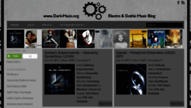 What Dark-music.org website looked like in 2015 (8 years ago)