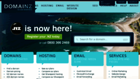 What Dnz.co.nz website looked like in 2015 (8 years ago)