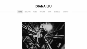 What Dianaliu.com website looked like in 2015 (8 years ago)