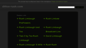 What Dittos-rush.com website looked like in 2015 (8 years ago)