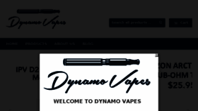 What Dynamovapes.com website looked like in 2015 (8 years ago)