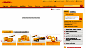 What Dhl.com.hn website looked like in 2015 (8 years ago)