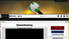What Dreamgaming.fr website looked like in 2015 (8 years ago)