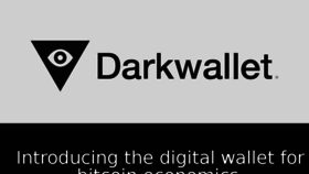What Darkwallet.is website looked like in 2015 (8 years ago)