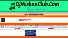 What Djmishanclub.com website looked like in 2015 (8 years ago)