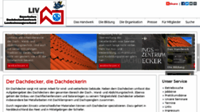 What Dachdecker.net website looked like in 2015 (8 years ago)