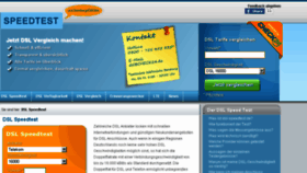 What Dsl-speedtest.de website looked like in 2015 (8 years ago)