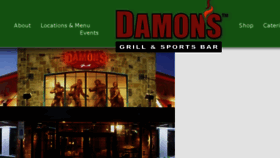 What Damons.com website looked like in 2015 (8 years ago)