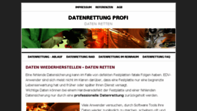 What Datenrettung-profi.de website looked like in 2015 (8 years ago)