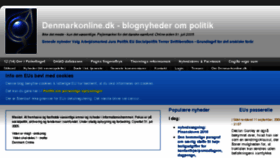 What Denmarkonline.dk website looked like in 2015 (8 years ago)
