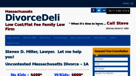 What Divorcedeli.com website looked like in 2015 (8 years ago)