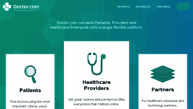 What Dr.com website looked like in 2015 (8 years ago)