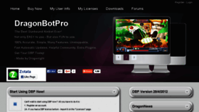 What Dragonbotpro.com website looked like in 2015 (8 years ago)