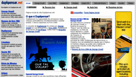 What Duplipensar.net website looked like in 2015 (8 years ago)