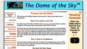 What Domeofthesky.com website looked like in 2015 (8 years ago)