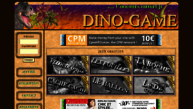 What Dino-game.com website looked like in 2015 (8 years ago)