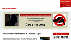 What Deratisation-toulouse-3d.fr website looked like in 2015 (8 years ago)