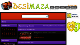 What Desimaza.com website looked like in 2015 (8 years ago)